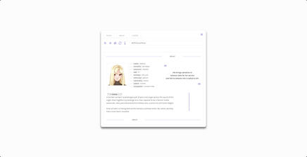 About page