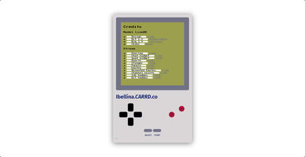 Credits page