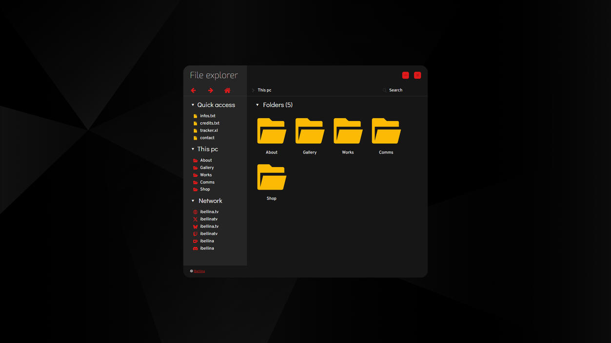 Carrd template "Browser - Light version"