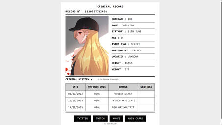 Carrd template "Browser - Dark version"
