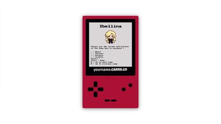 Game Boy Color Red